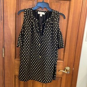Michael Kors black and gold top